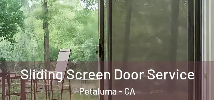 Sliding Screen Door Service Petaluma - CA